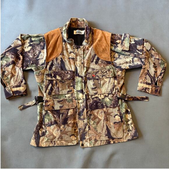 Gary Nesse Size XL Wetlands Camo The Ultimate Hunting Jacket Converts to Vest - Picture 2 of 9